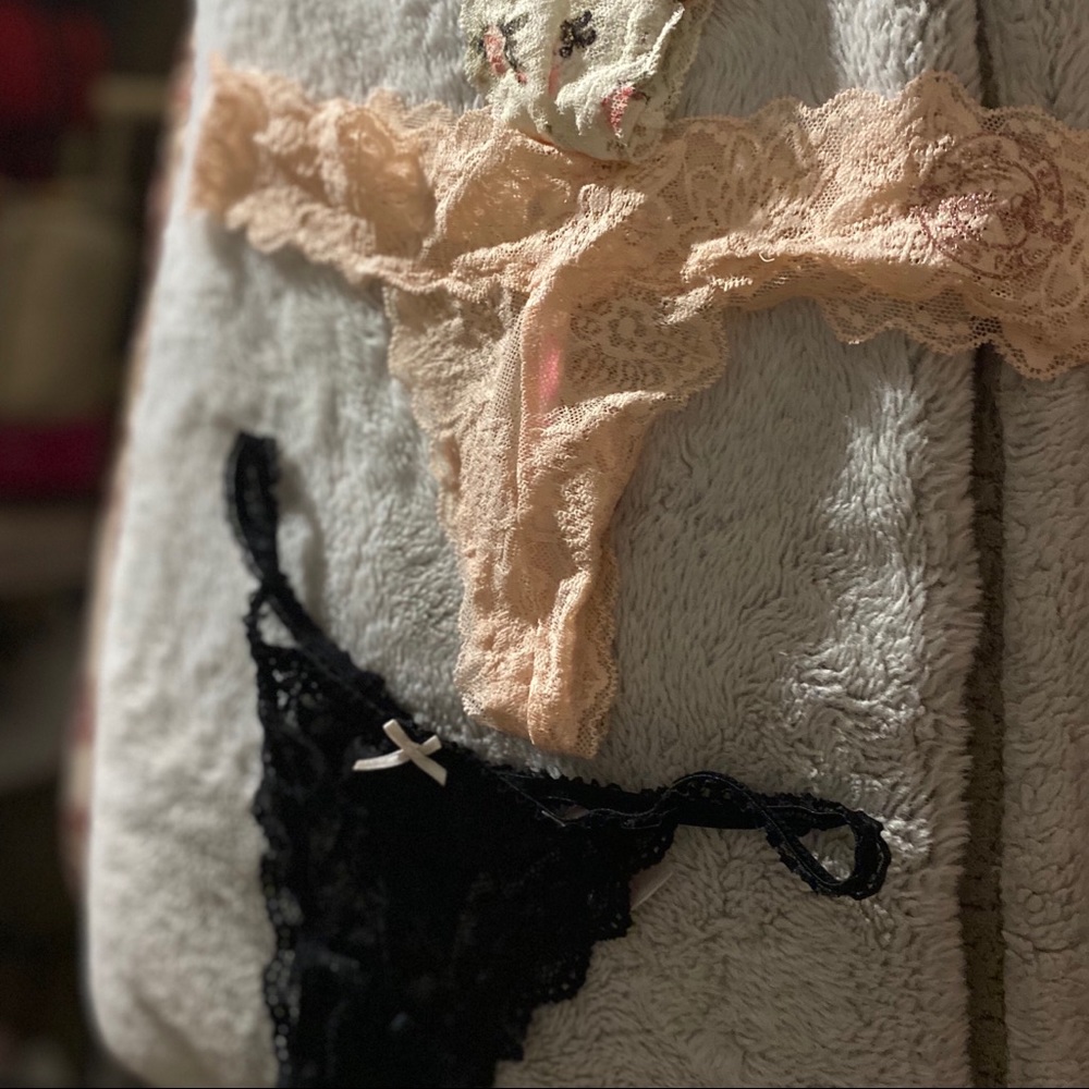 VS lace thong underwear